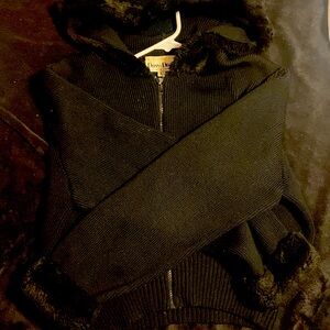 Donna Degnan crop top zip up